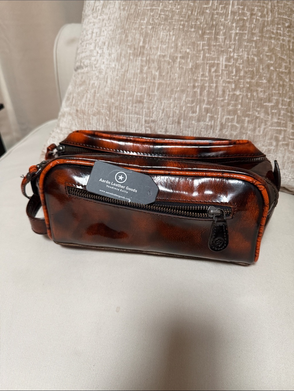 Brown Leather Crossbody Bag